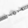 Watch Strap Replaceable Stainless Steel Band with Butterfly Clasp Solid Metal Bracelet