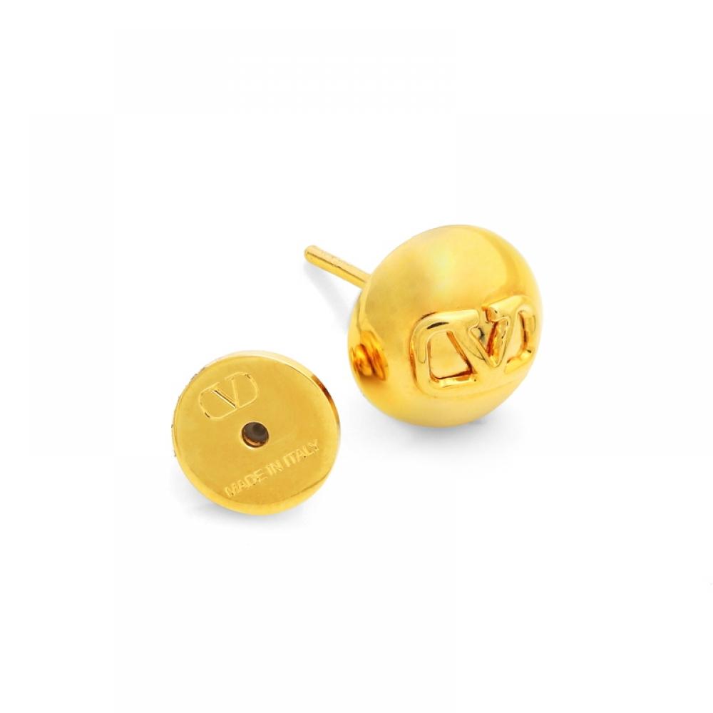 Valentino 4y2J0r56 Met Cs4  J0r56 Met Cs4  GaraVani V Logo Single Earring