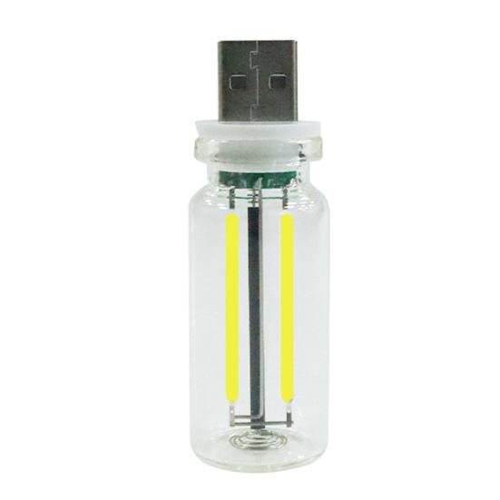 Night Light Multi-Color Lighting with Touch Dimming USB Powered Portable Retro Filament Design Soft LED Light for Bedroom Desktop E-Sports Room