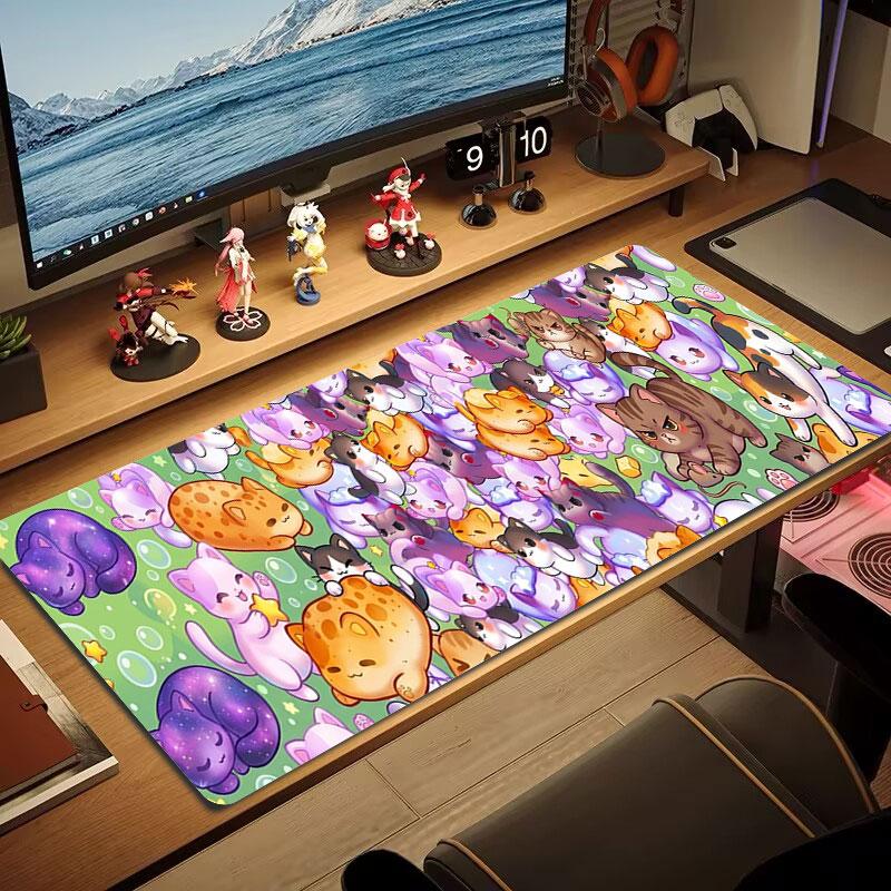 Aarmau Large Size Mouse Pad Large Gaming Table Cushion Nonslip Laptop Tablet Big Mousepad Xxl Mat Mini Pc Playmat With Lock Edge
