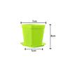 Candy Color Mini Basin Square Flower Pot Succulent Plant Trays DIY Transplant Flowerpot Planters Grow Pot Home Office Decor