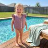 Not Falling Off Child Buoyancy Vest Adjustable Inflation-Free Swimming Vest  Beach