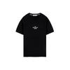 STONE ISLAND Camiseta Negra con Logo para Hombre Tops 74152NS91-V0029