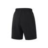 Li-Ning Comfortable Solid Color Mid-Rise Quick-Dry Cool Straight-Leg Sports Shorts Men shorts Black AKSV281-2