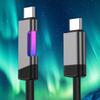 100W USB C Fast Charging Cable Alloy Texture Compatibility Power Cord Suitable for Various Phones Tablets Laptops