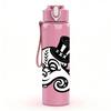 1PC Octopus Tentacle Pattern 750ml Color Plastic Sports Water Bottle Leakproof Flip Straw Lid Suitable for Sports Office Home Use