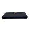 Used Michael Kors Purse / Zip Around Zip Around long walletPurse Navy/gold leather Women
