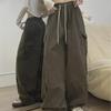 2024 Spring/Autumn High Street Wide-Leg Jeans: Casual Couple's Loose Straight Fit