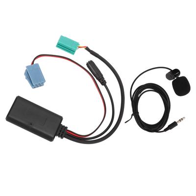 Módulo Bluetooth para Carro Adaptador de Áudio Sem Fio AUX Cabo com Microfone Substituição para CD Player