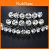 Water Crystal Geometric Stud Earrings For Women With Micro Setting Design