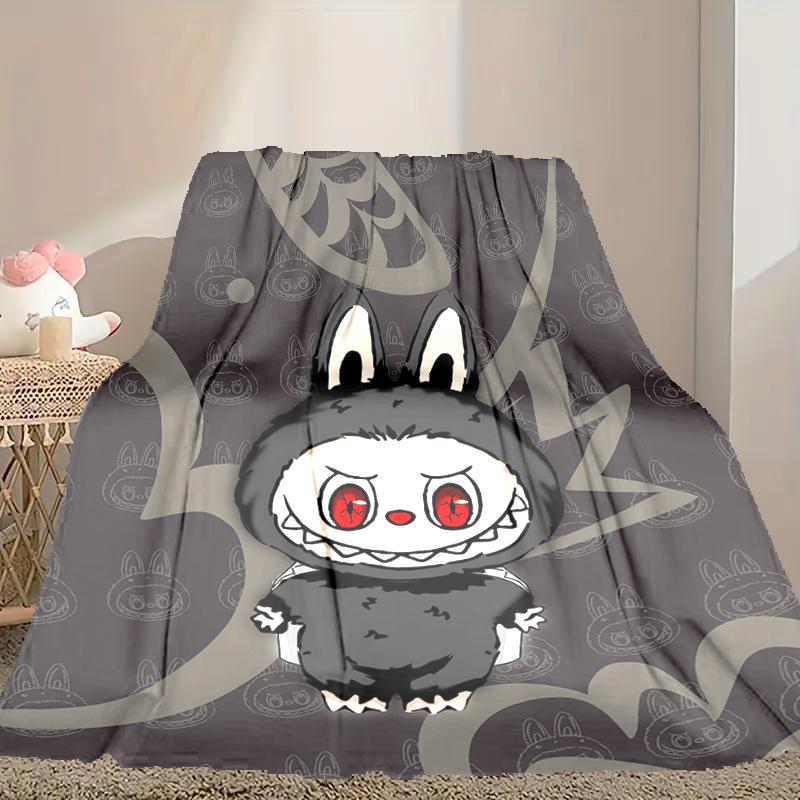 LABUBU Blanket Lightweight Print Throw Blanket For Couch, Bed, Car, A Heartfelt Gift for Your Family and Friends