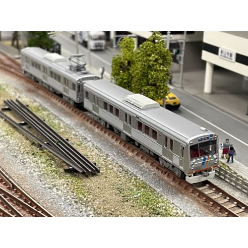 Tomytec Railway Collection Tetsuro Shizuoka Railway 1000 Series "Thank You" 1008 Formation, 2-Car Set, Diorama Supplies, 334095