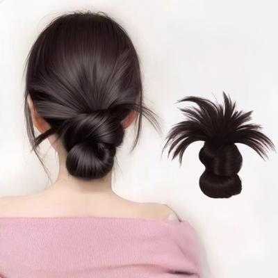 Presilha de Garra Yousheng com Peruca de Pena Clip-On Aparência Natural Presilha de Cabelo Material Leve Pegas Antiderrapantes Presilha para Coque
