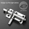 Stainless Steel Door Latch Solid Sliding Door Bolts Latch Hasp Home Hardware Gate Safety Toilet Wooden Door Lock Bolts