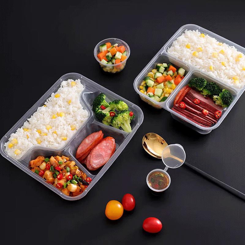 

Disposable 3-Compartment Lunch Boxes (150 Sets)