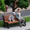 1/64 Scale Resin Pet Statue 3D Print Dog/Cats Shape Figurine Handmade Miniature Model Ideal For Home Display