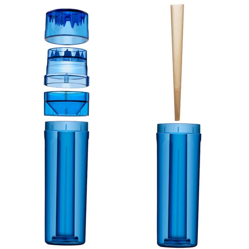 1PC Plastic Grinder Jar PC Smoking Device All-in-One