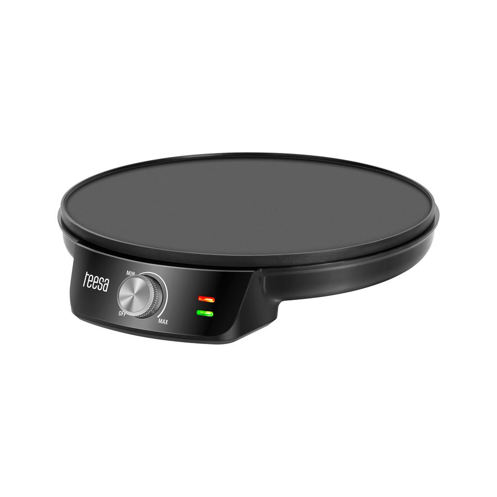 Teesa elektrischer Pfannkuchenmaker 30cm 1200W LEISTUNGSSTARK