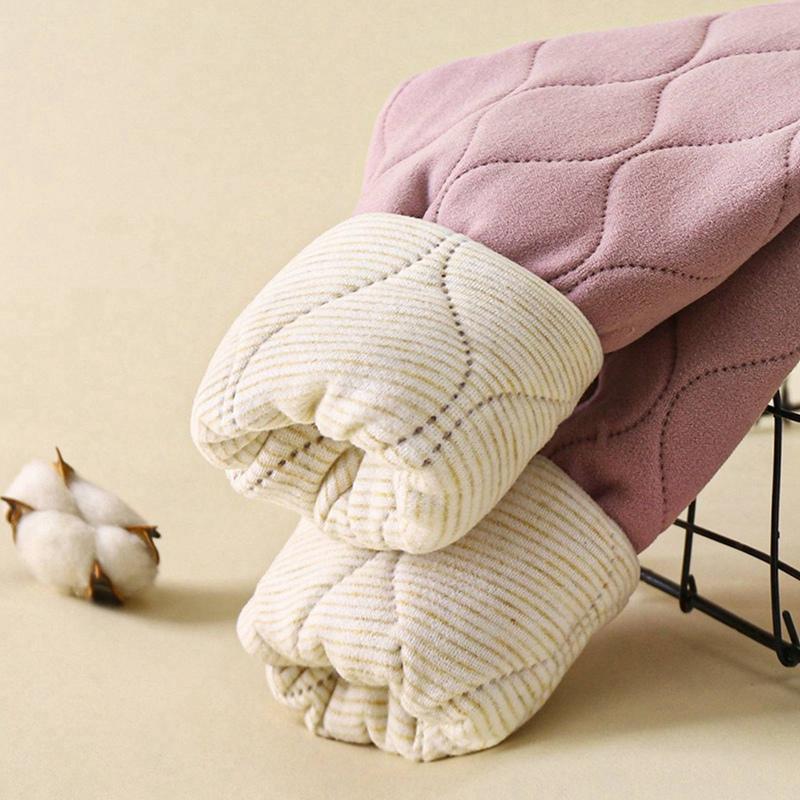 2-14 Lat Dzieci Ciepłe Bawełniane Spodnie Puchowe Spodnie Codzienne