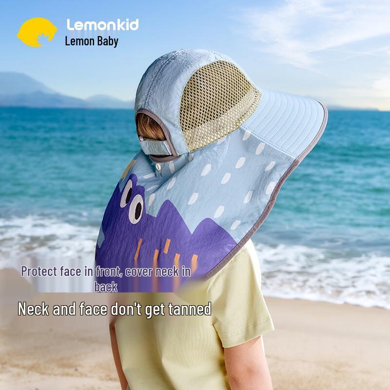 Lemonkid Kids UV Protection Sun Hat with Shawl