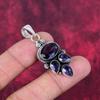 Amethyst Anhänger Edelstein Schmuck, 925 Sterling Silber Anhänger, Geschenk für Frauen handgefertigter Anhänger