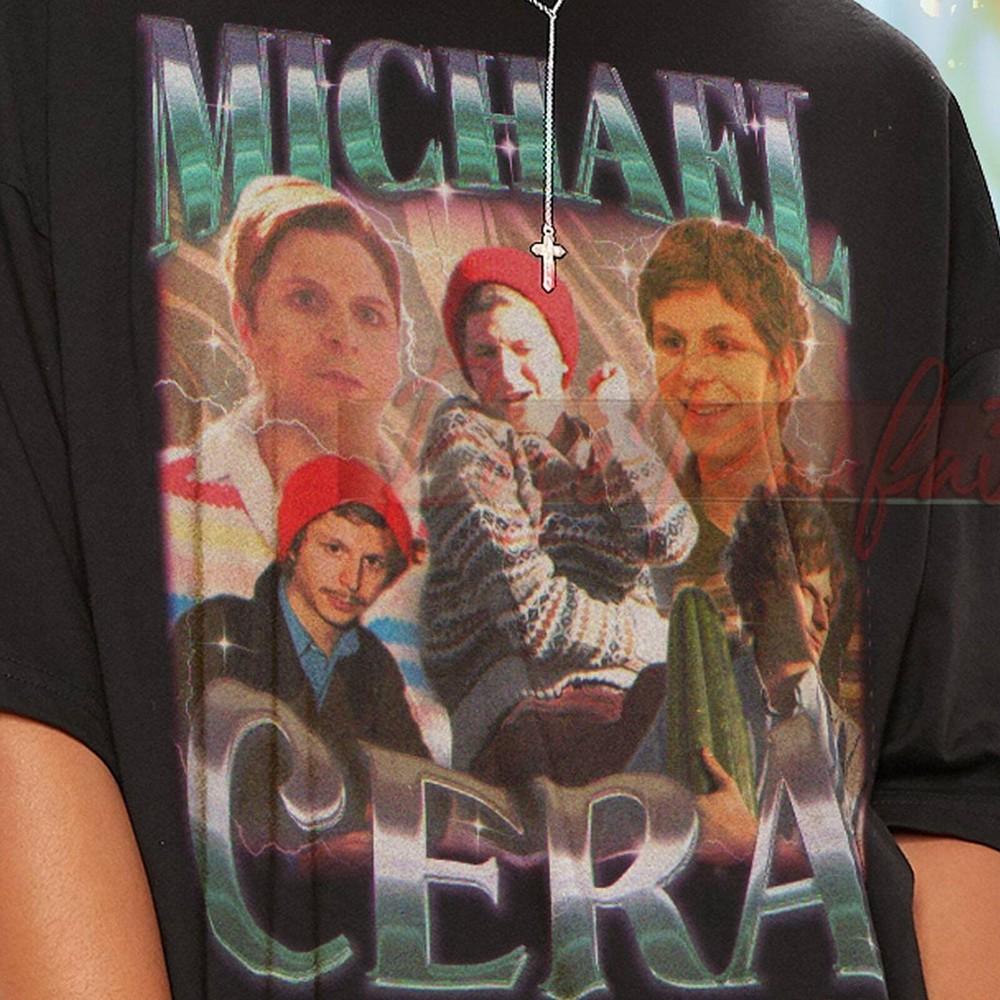 Bootleg MICHAEL CERA 90#039;s Tshirt  Michael Cera Tees Michael Cera Fans Gifts Unisex T-Shirt XXL