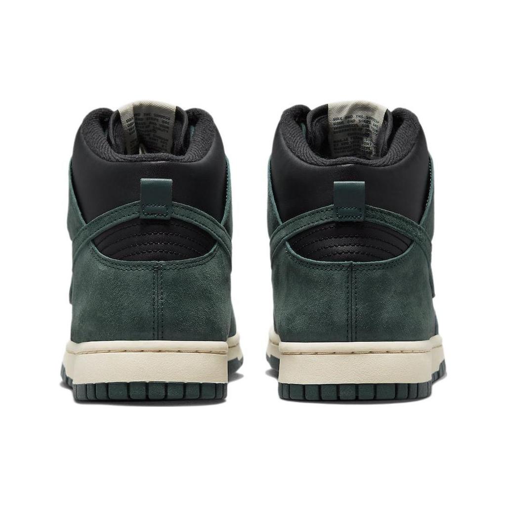 Nike Dunk High Premium Faded Spruce Unisex Sneakers Green Black Light-Cream DQ7679-002
