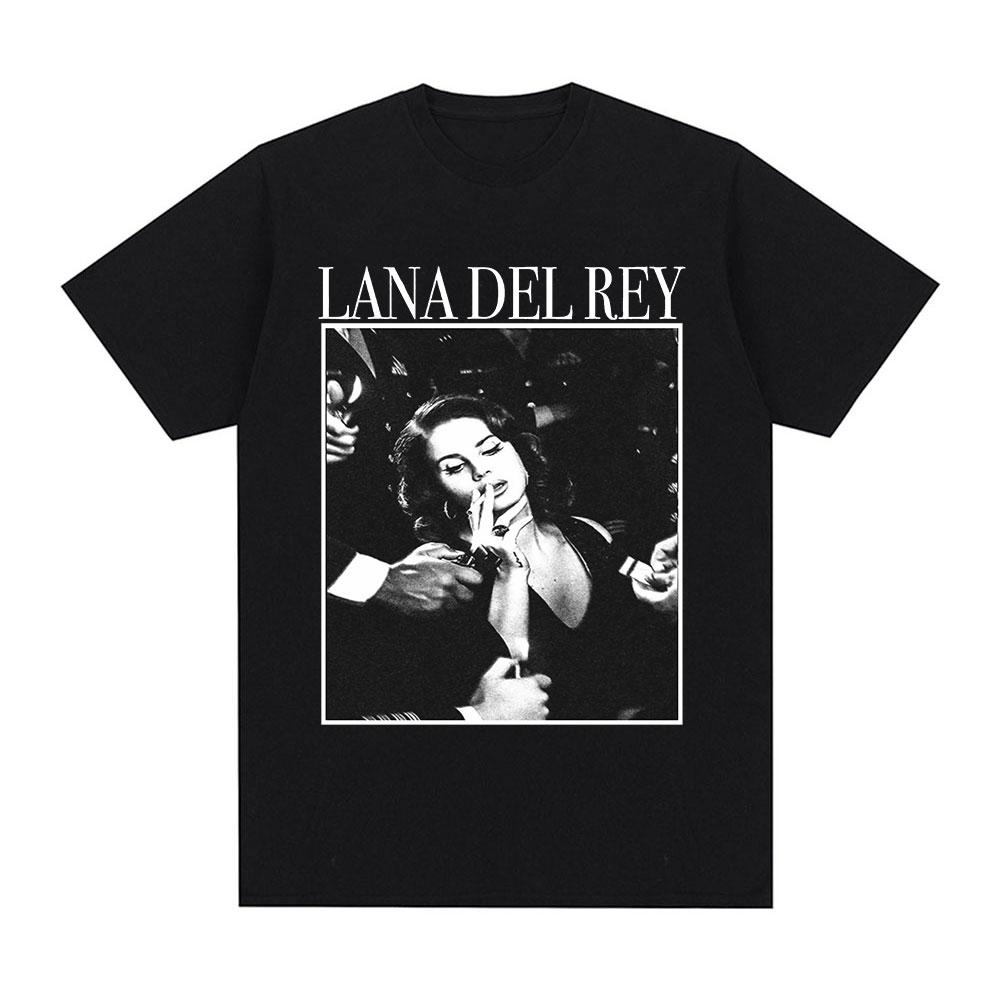 Singer Lana Del Rey T Shirt Ultraviolence Music Album T Shirt Vintage Hip Hop Streetwear Short Sleeve Plus Size T Shirt Women
