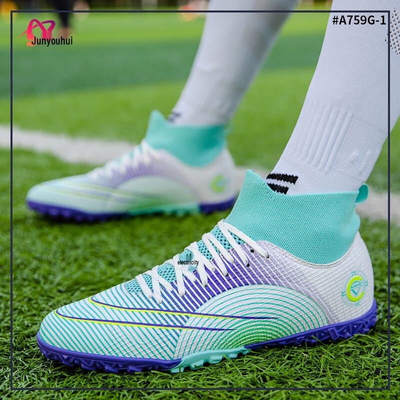 Junyouhui 759G-1 High-Top TF Soccer Cleats 45