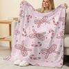 Candy Theme Short Plush Flannel Fleece Blanket – Soft Warm Cozy Single Bed Throw for Bedroom, Home & Christmas Use