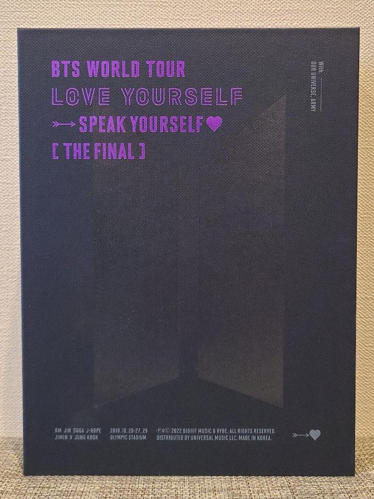 [USED] BTS WORLD TOUR LOVE YOURSELF Blu-Ray