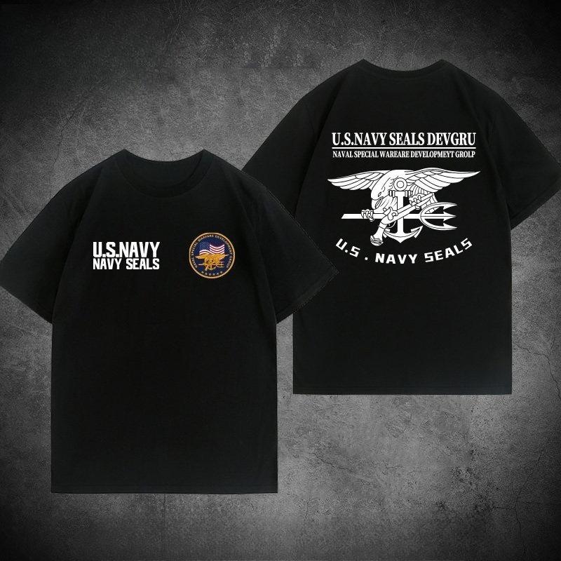 American Navy Seals Themed Tshirt for Military Enthusiasts Style Highquality Unisexs Clothing Women Summer T Shirt