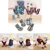 Pet Anti-slip Breathable Shoes For Small And Medium Dogs Plush Lined For Fall And Winter