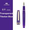 New Jinhao 82 Series Fountain Pen Acrylic F 0.5mm Nib School Office Supplies Business Writing Ink Pens Sliver Clip Blue Yellow