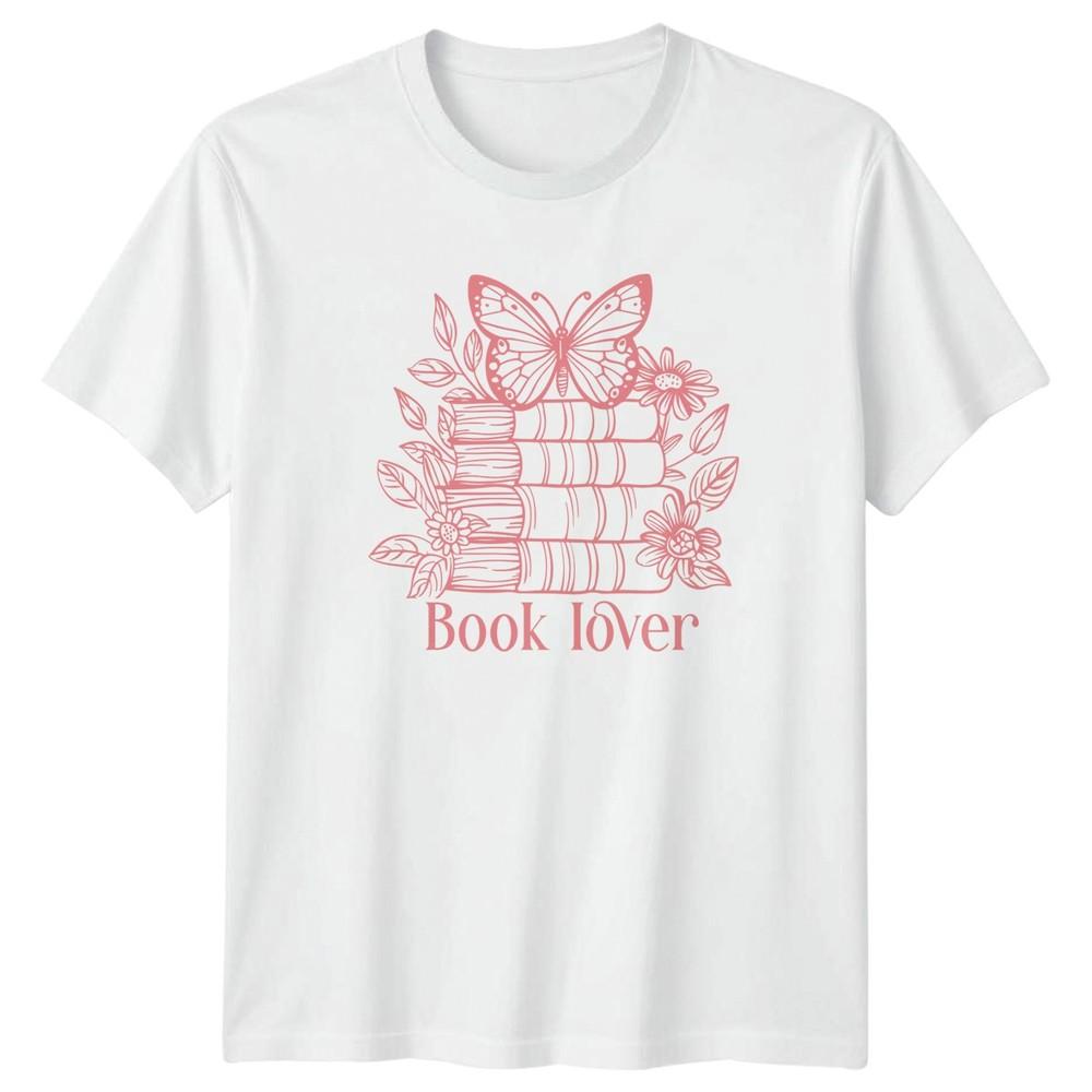 Book Lover Unisexs TShirt Floral Reading Birthday Gift For Her S