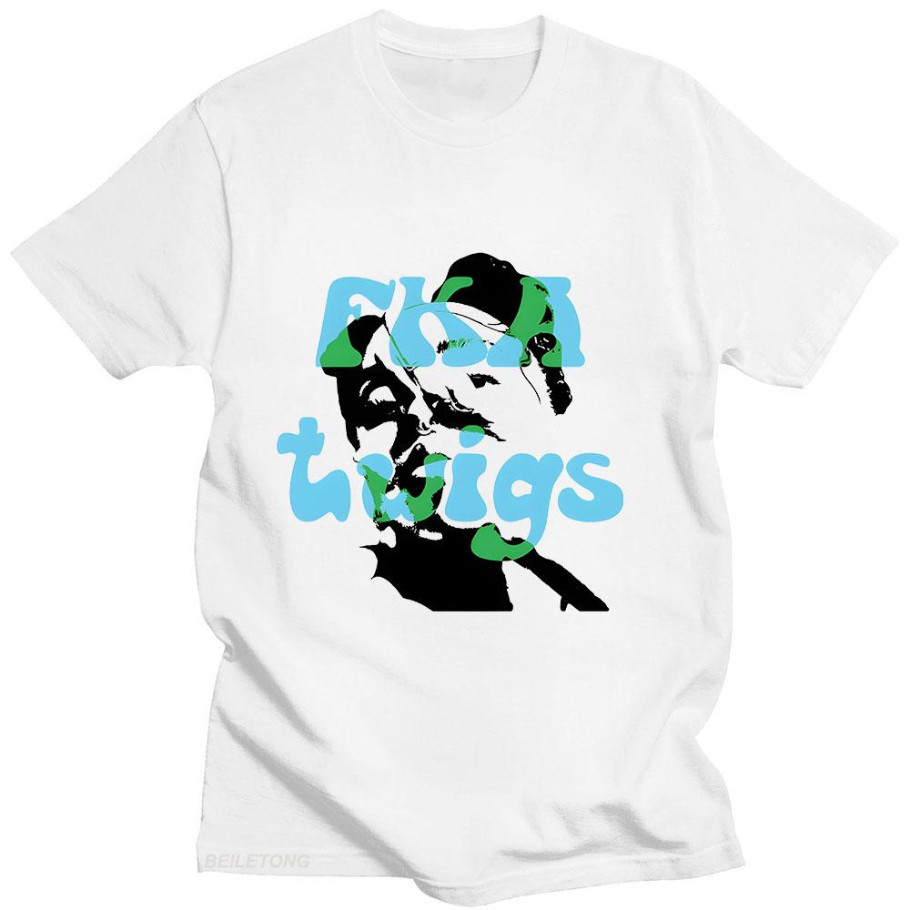 T-shirt FKA Twigs Stampa Grafica Moda Grunge Cotone Maglietta Manica Corta Gotica Punk T-shirt Uomo Top di Alta Qualità