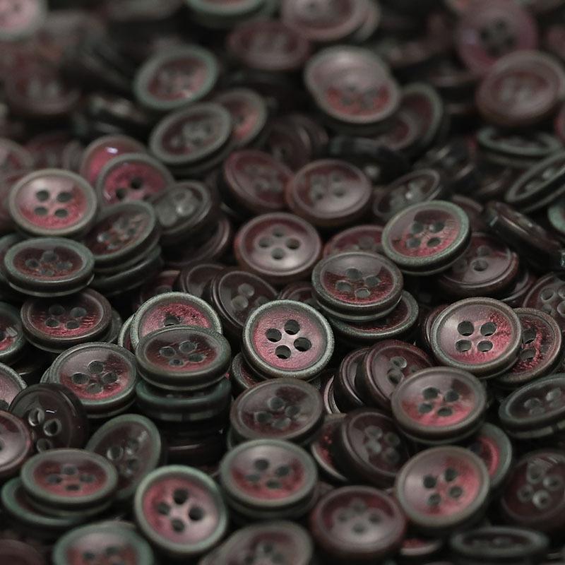 

5 шт. пуговиц из смолы с четырьмя отверстиями, фиолетовые пуговицы для одежды, вязаный кардиган, мужские и женские аксессуары для одежды, пуговицы для аксессуаров для одежды на рубашках 1 #[11mm273 four-eye concave purple]