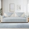 Flannel Quilted Sofa Covers Thick Plush Sofa Slipcover Sofa Cushion Towel for Living Room Furniture Protector for Corner L Shape