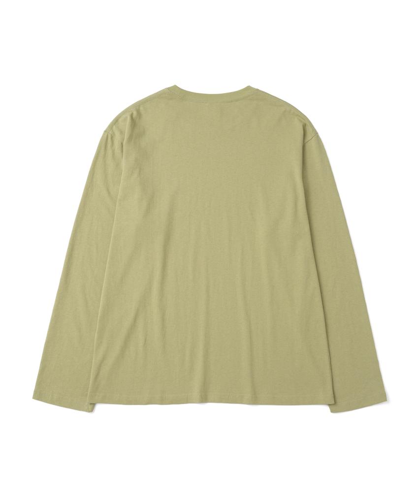 THE COLDEST MOMENT Tcm Type Logo Long Sleeve (Olive)