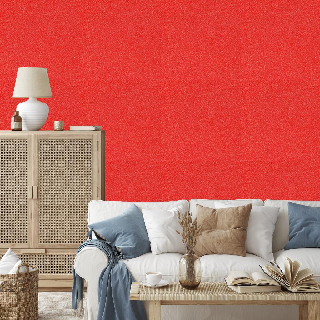 Glitter red wallpaper, red background for living room and bedroom 50x1000