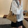 Autumn and Winter New Suede Bag Casual Retro Fashion Shoulder Bag Women Large Capacity Texture Commuter Tote Bag Women