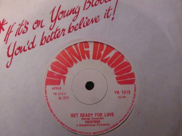 

7inch Record PAINTBOX - Get Ready For Love YB1013 Young Blood 1970 UK Soul/Funk Used