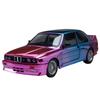 1/24 BMW M3 E30 GALVANIZZATO Modello in Lega Modello di Auto in Lega Suono e Luci Pull Back Giocattolo per Bambini Collezionabili Regalo di Compleanno