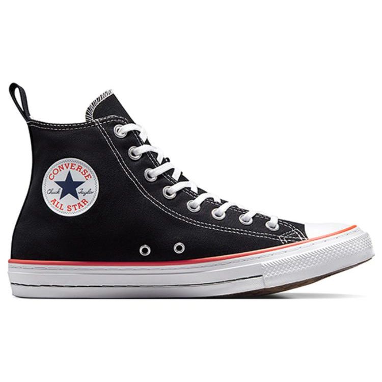 Converse Chuck Taylor All Star High Crafted Stitch Black White A04502C Unisex High Top Canvas Lifestyle Sneakers