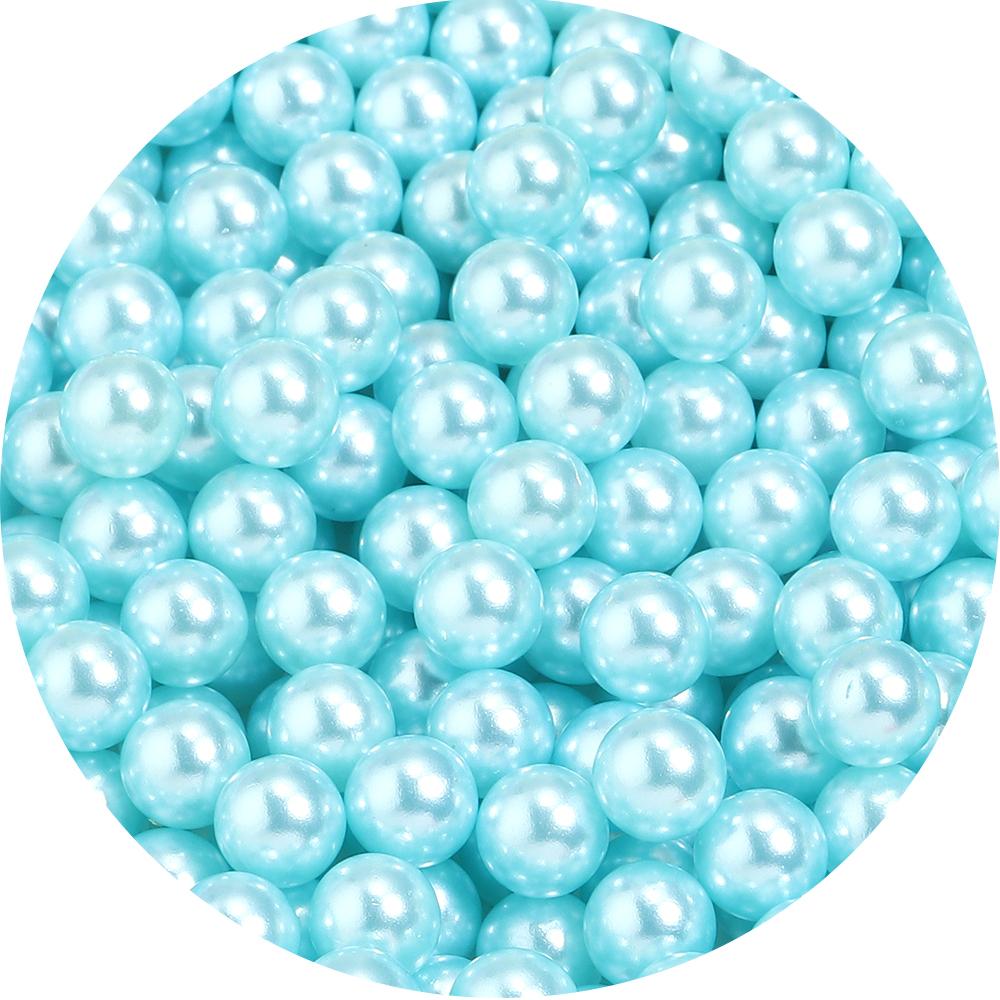 2-12mm No Hole ABS Imitation Pearl Beads Solid Color Round Spacer Loose Beads For DIY Jewelry Making Bracelet Accessory