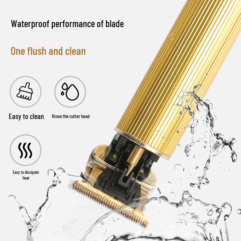 Rechargeable LED Hair Clippers: Digital Display Electric Trimmer for Haircut & Carving