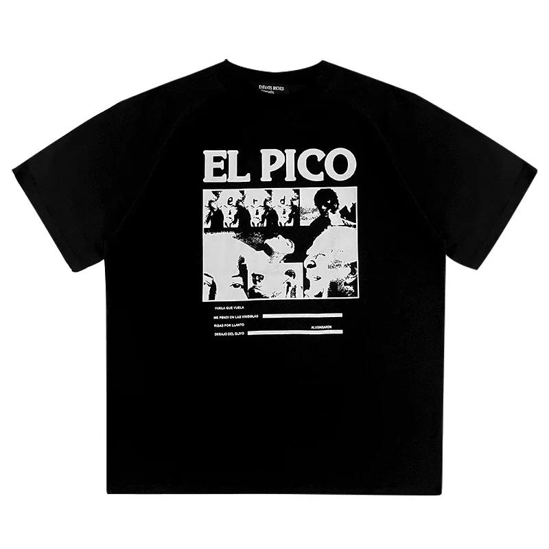 

ZX Футболка ДІТИ БАГАТІ ДЕПРЕСИВНІ Е.Р.Д. 2025 Футболки Круглий Одинарний Виріз Прибуття Новий Чорно-білий TEE Жіночий Короткий Рукав XL