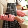 1 Pair Oilproof Anti Fouling Elastic Cuffs Kitchen Oversleeves Cartoon Cloud Bear Print Cleaning Oversleeves Household Supplies