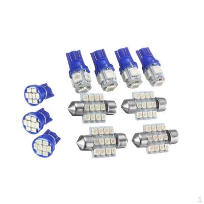 11 Stück Universelle Innenraumleuchten T10 & 31mm Domleuchten