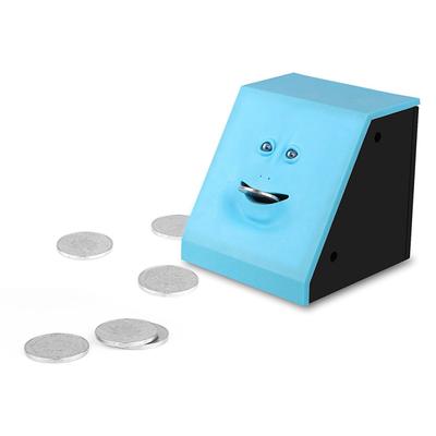 Face Coin Bank Money Eating Coin Box Baterie napájená Monkey Saving Box